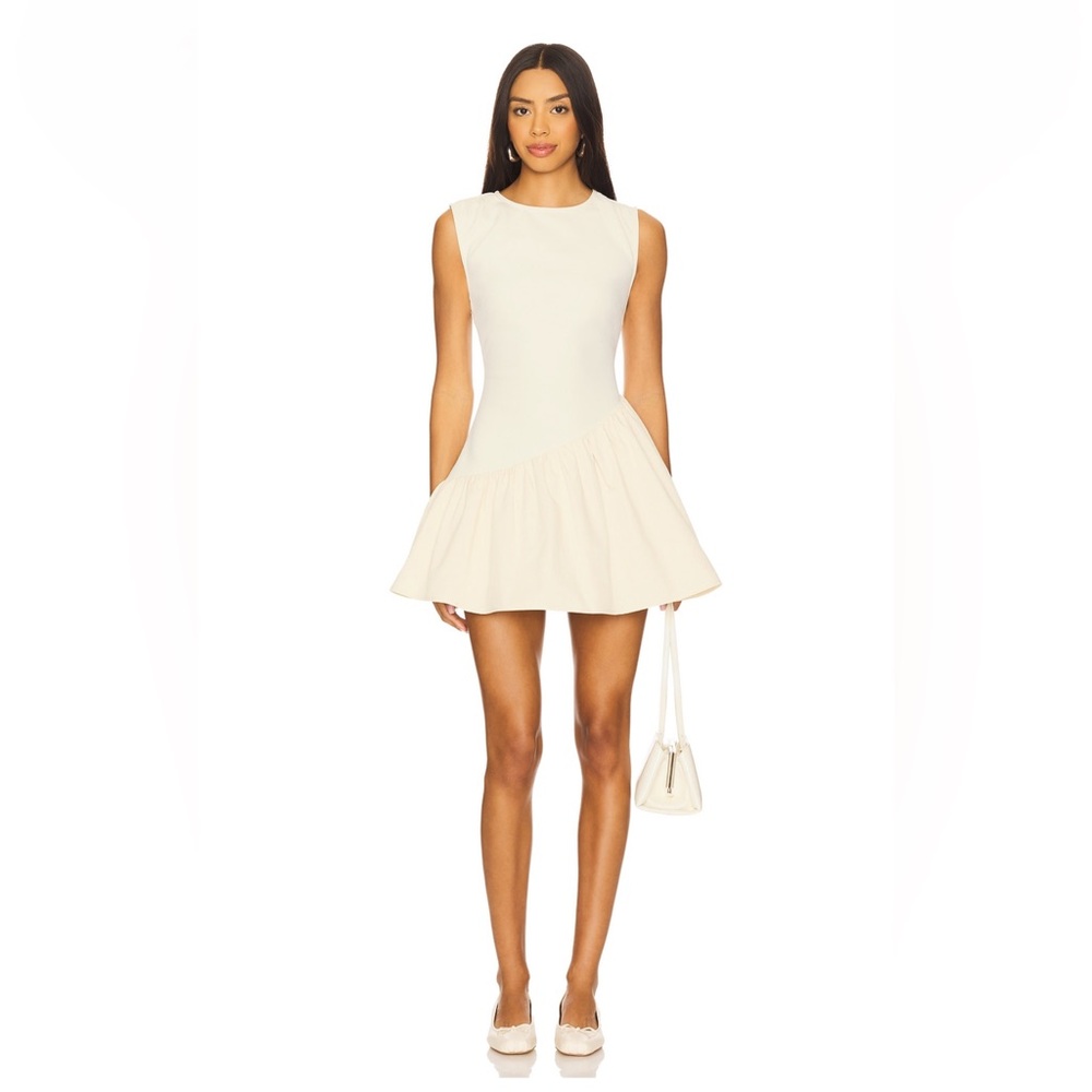 Pia Mini Dress- All the Ways -Elegant Cream Sleeveless Dress